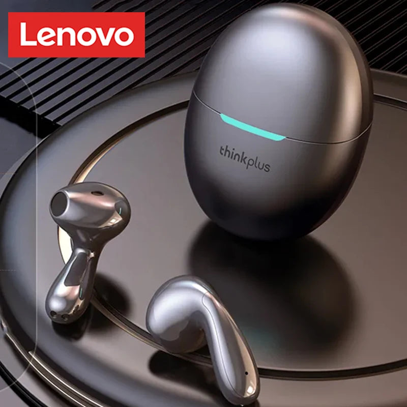 Lenovo Earphones Wireless Bluetooth Business Headset Noise Reduction Sport Earbuds Low Latency Gaming Headphones Long Endurance