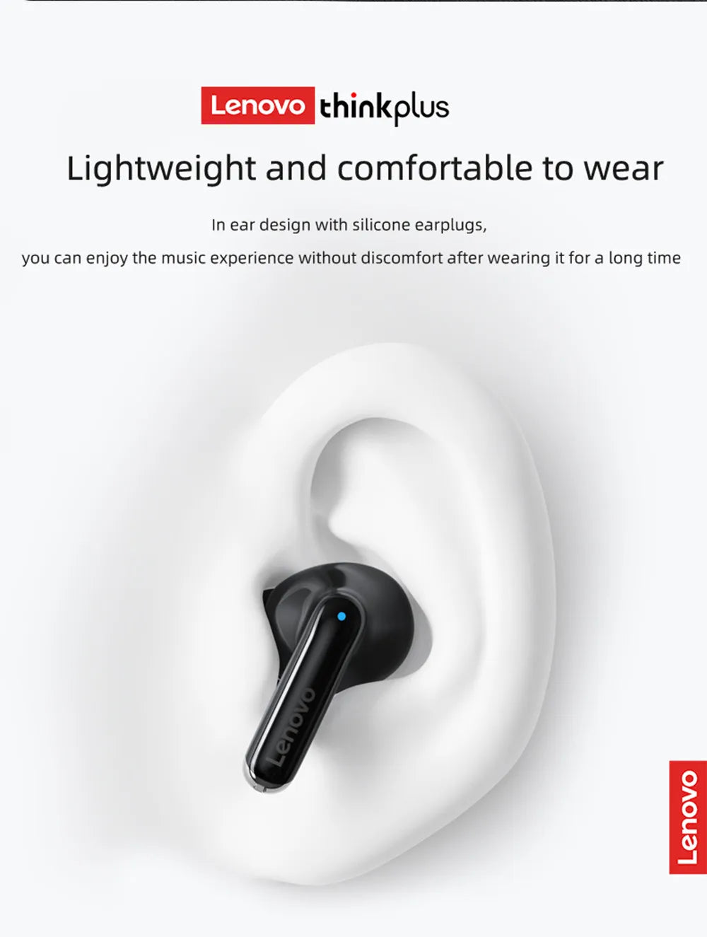 Original Lenovo XT88 TWS Wireless Earphones Bluetooth 5.3 Dual MIC Stereo Noise Reduction Bass HIFI Touch Control Earbuds