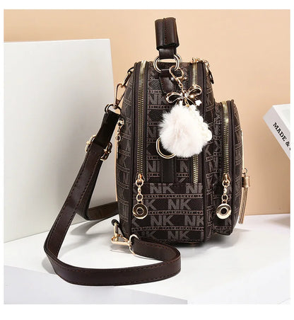 New Woman shoulder bag Large capacity Handbag for Women 2025 Crossbody bag pattern PU Portable bucket bag ladies messenger bags