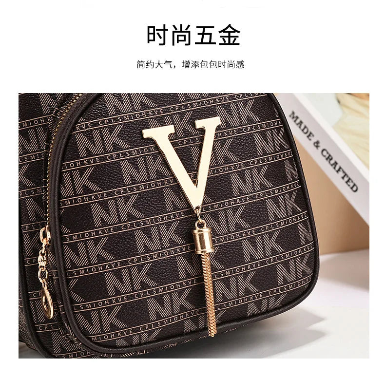 New Woman shoulder bag Large capacity Handbag for Women 2025 Crossbody bag pattern PU Portable bucket bag ladies messenger bags